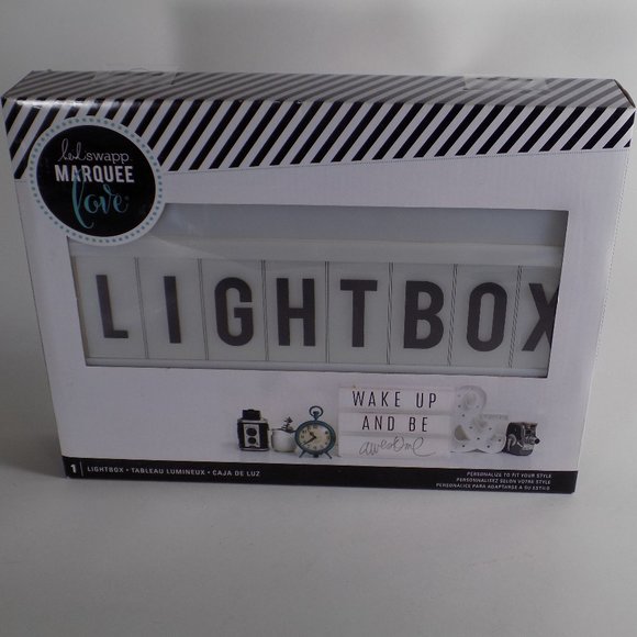 NEW Heidi Swapp Marquee Love Lightbox 312876 Light Up Decor Personalization - Picture 1 of 2